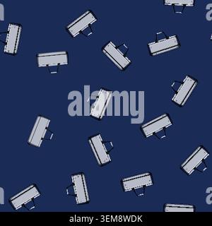 seamless pattern Duffel bag for travel and sport activities Stock Vector