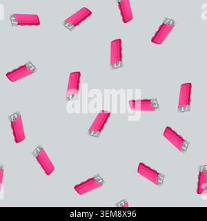 seamless pattern water ice cube tray color icon vector Stock Vector