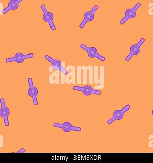 seamless pattern oven silicone baking mat cartoon vector Stock Vector