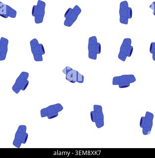 pattern comfort cervical neck collar cartoon vector Stock Vector