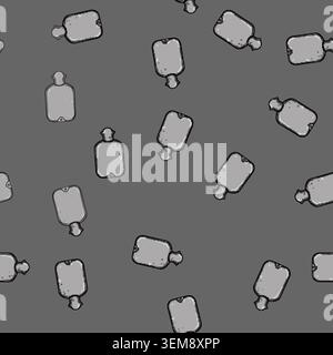 seamless pattern hurt bottle pain relief cartoon vector Stock Vector