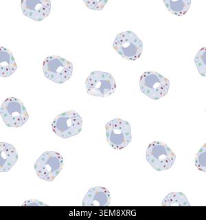 pattern bottom aquarium stone cartoon vector Stock Vector