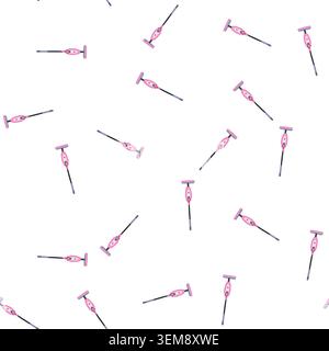 pattern broom electric mop cartoon vector Stock Vector