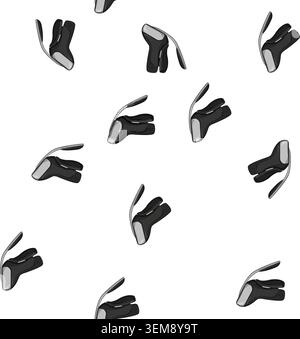 pattern bar corkscrew wine cartoon vector Stock Vector