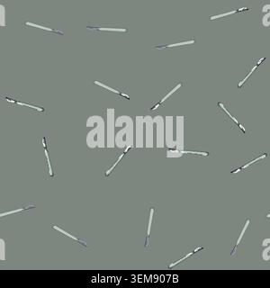 seamless pattern operation scalpel surgery cartoon vector Stock Vector