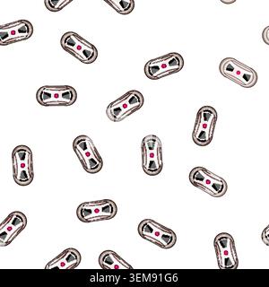 pattern home glass cleaning robot cartoon vector Stock Vector