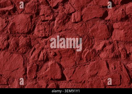 Dark tones highlight natural cracks and weathering. Ideal for rustic, vintage, or historical themes. Suggested for backgrounds, textures Stock Photo