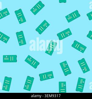 seamless pattern home fridge cartoon vector Stock Vector
