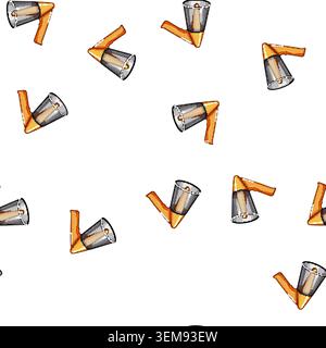 pattern loud megaphone speaker cartoon vector Stock Vector