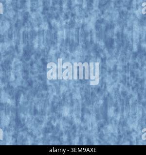 Abstract seamless background texture with a dark blue textured watercolor effect. Perfect tileable fabric or paper pattern pattern for digital design Stock Photo