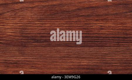 Natural mahogany wood grain texture with rich brown horizontal pattern surface Stock Photo