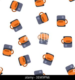 pattern arc welding machine cartoon vector Stock Vector