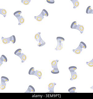 pattern cradle charging stand wireless cartoon vector Stock Vector