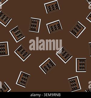 seamless pattern springs garage door cartoon vector Stock Vector