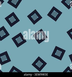 seamless pattern interface hud frame cartoon vector Stock Vector