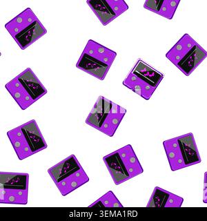 pattern modern mp3 player cartoon vector Stock Vector