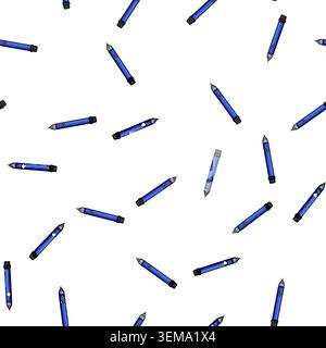 pattern Non contact voltage tester tool for electrician Stock Vector