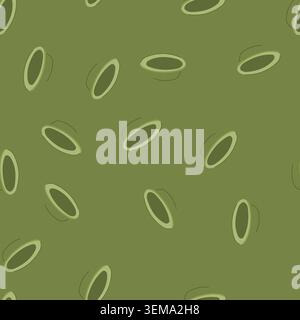 seamless pattern glass sauce dipping bowl cartoon vector Stock Vector