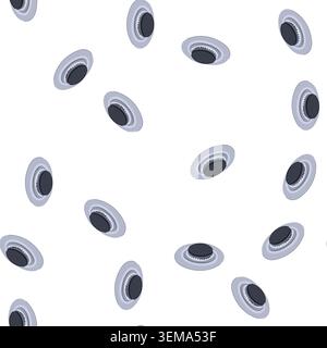 pattern blue stove burner cartoon vector Stock Vector