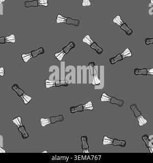 seamless pattern bag zipper puller cartoon vector Stock Vector