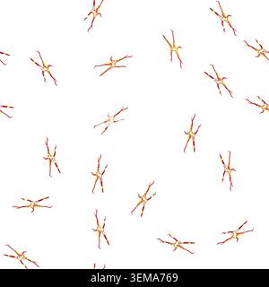 pattern floor ground crack cartoon vector Stock Vector