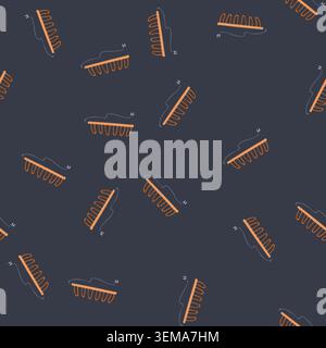 seamless pattern hygiene shoe dryer electric cartoon vector Stock Vector