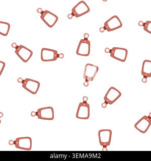 pattern clip clasp jewelry cartoon vector Stock Vector