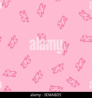 seamless pattern wrapper bubblegum cartoon vector Stock Vector