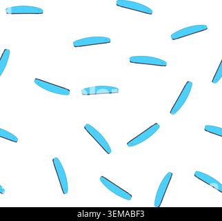pattern shape nail file cartoon vector Stock Vector