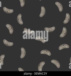 seamless pattern steel metal sink cartoon vector Stock Vector