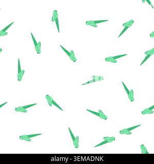 pattern elephant origami animals cartoon vector Stock Vector