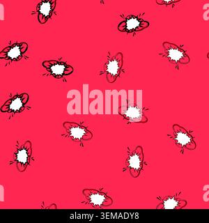 seamless pattern dialogue comic speech bubble cartoon vector Stock Vector
