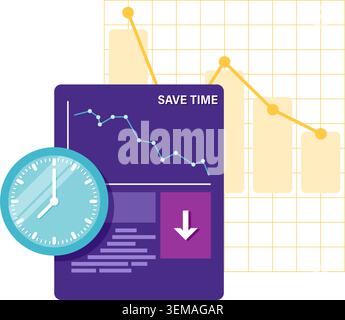 Efficiency Management Stock Vector