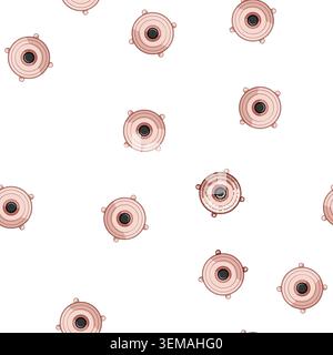 pattern lid silicone food cover cartoon vector Stock Vector