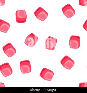 pattern stainless ice cubes reusable cartoon vector Stock Vector