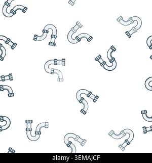 pattern age waste drain trap cartoon vector Stock Vector