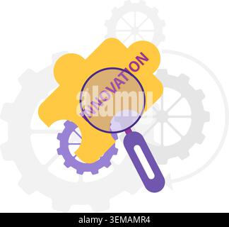 problem solving solution Stock Vector
