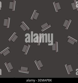 seamless pattern extractor range hood cartoon vector Stock Vector