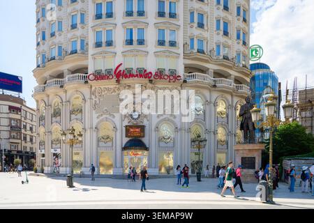 Skopje, North Macedonia, June 2, 2026. Exterior view of the Flamingo Casino in the city center Stock Photo