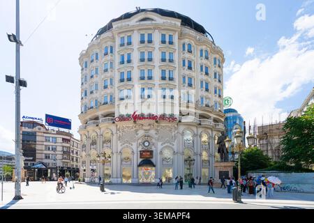 Skopje, North Macedonia, June 2, 2026. Exterior view of the Flamingo Casino in the city center Stock Photo