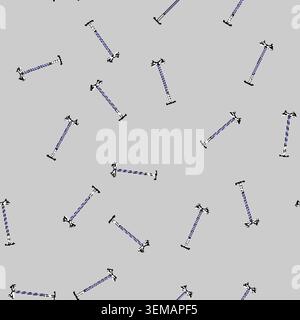 seamless pattern re hydration iv drip stand cartoon vector Stock Vector