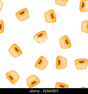 pattern food automatic pet feeder cartoon vector Stock Vector
