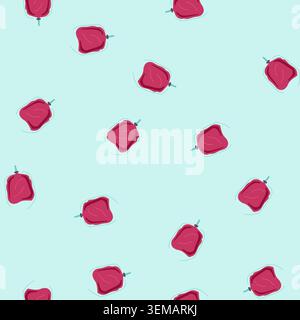 seamless pattern hospital iv fluid bag cartoon vector Stock Vector