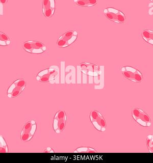 seamless pattern floor wool carpet cartoon vector Stock Vector
