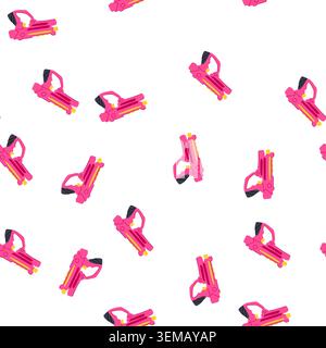 pattern team laser tag gun toy cartoon vector Stock Vector