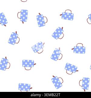 pattern equipment pencil case cartoon vector Stock Vector
