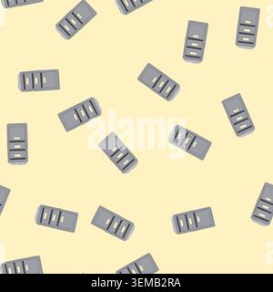 seamless pattern data file cabinet cartoon vector Stock Vector