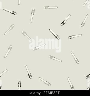 seamless pattern White window handle isolated element on background Stock Vector