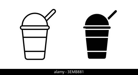 Frappe icon design. Illustration icons in linear and clipart pack. Stock Vector