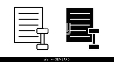 Fitness plan icon design. Illustration icons in linear and clipart pack. Stock Vector